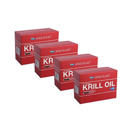 Aniqnaturals Superba boost Krill Oil Yağı 60 Licaps (4 KUTU)