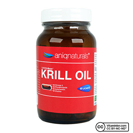 Aniqnaturals Superba Krill Oil Cam Şişe 60 Kapsül - AROMASIZ