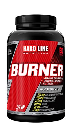 Hardline Nutrition Burner Tablet 120 Adet