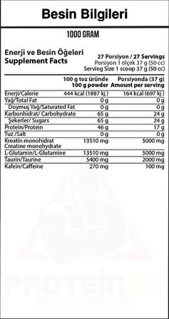 Hardline Nutrition Kompleks Kreatin 1000 gr