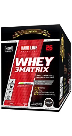 Hardline Whey 3Matrix 30 Gr 26 Saşe - ÇİKOLATA