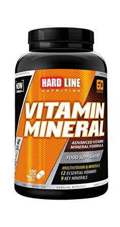 Hardline Vitamin Mineral 120 Tablet