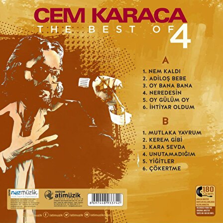 Cem Karaca - The Best Of 4  (Plak)  