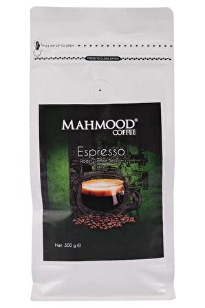 Mahmood Coffee Kavrulmuş Espresso Kahve Çekirdekleri 500 Gr