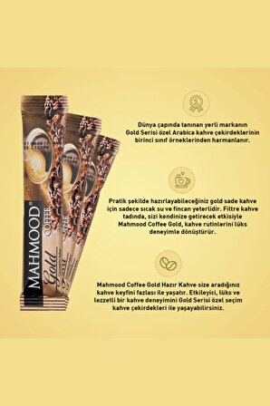 Mahmood Coffee Gold Klasik Sade 2 gr 48'li Paket 