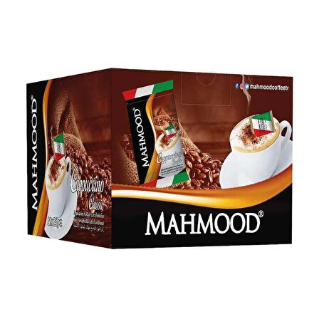 Mahmood Cappuccino Çikolata Parçacıklı 25gr X 20 Adet