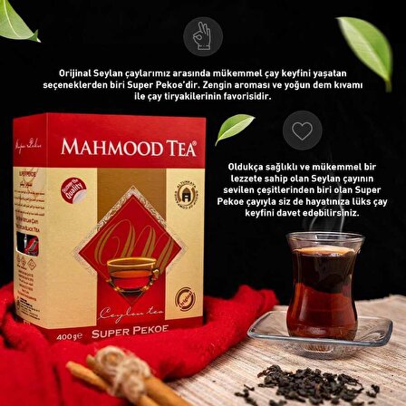 Mahmood Tea Ithal %100 Saf Seylan Pekoe Dökme Çayı 400 gr