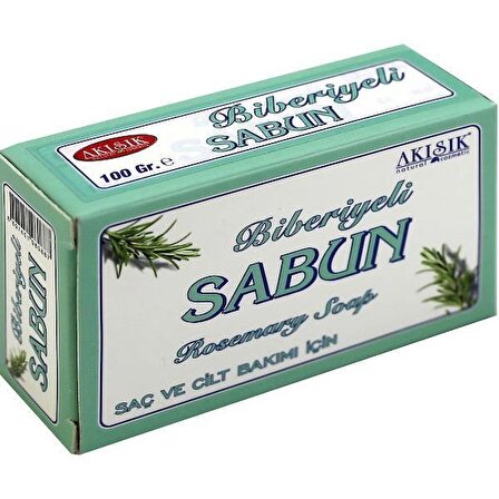 Akışık Biberiyeli Sabun - 100 gr