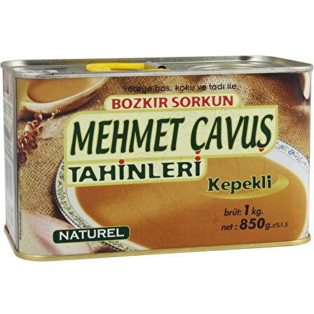 Mehmet Çavuş Kepekli Bozkır Tahini Teneke Kutu 1 Kg