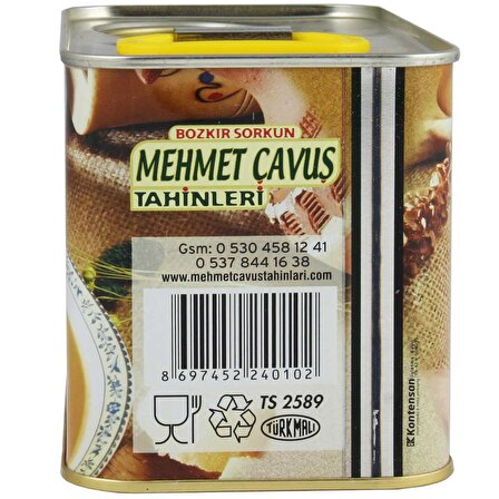 Mehmet Çavuş Kepekli Bozkır Tahini Teneke Kutu 1 Kg