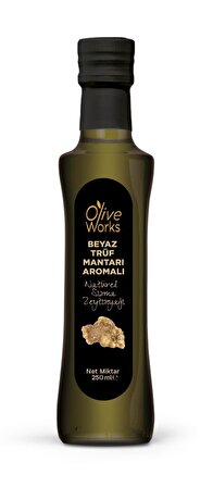 Olive Works Naturel Beyaz Trüf Mantarlı Sızma Zeytinyağı 250 ml Cam 