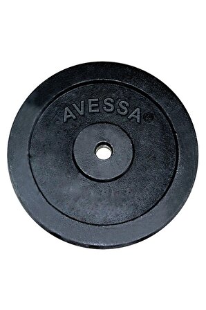 Avessa 3 kg Siyah Plaka Ağırlık Bar Plakası Döküm