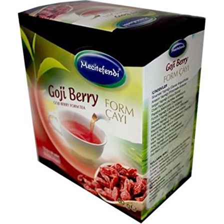 Mecitefendi Goji Berry Organik Demlik Poşet Bitki Çay 60 gr 40'lı 