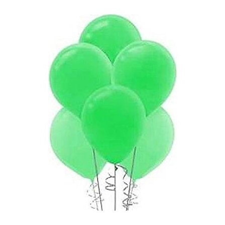 Vatan Balon Metalik Yeşil 100Lü / Vatan