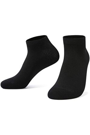 Siyah Pamuklu Bilek Boy Çorap 10Lu Bt-0271