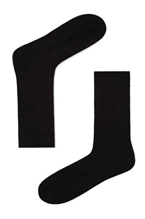Tek Çift Siyah Erkek Soket Çorap