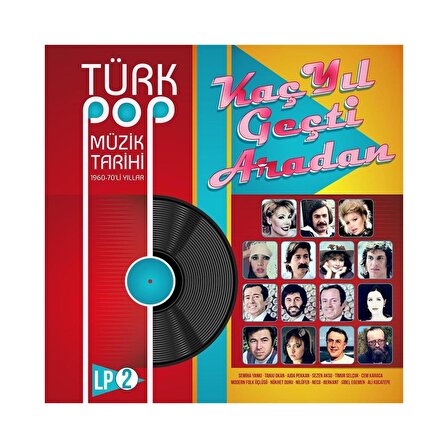 TÜRK POP MÜZİK TARİHİ 2 1960-1970 LP alithestereo