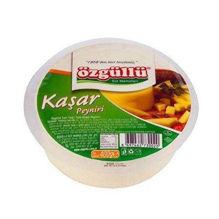 Özgüllü Kaşar Peyniri 400 gr