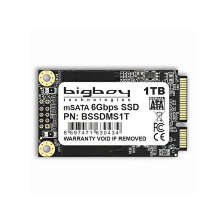 Bigboy BSSDMS1T 2.5 İnç 1 TB Sata 3.0 500 MB/s 550 MB/s SSD 