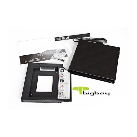 Bigboy BK127K Slım 2.5 inch Odd Kit Hdd/SSD Kasa