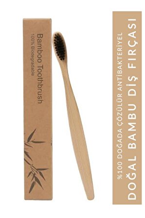%100 Doğal Bambu Diş Fırçası