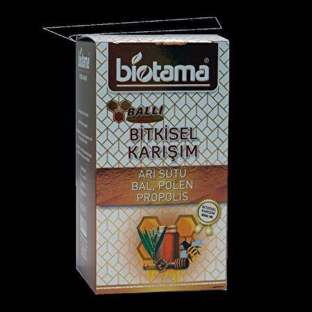 Biotama Arısütü, Bal, Polen, Propolis İçerikli C, D, A, E Vitamin Macunu 430 gr