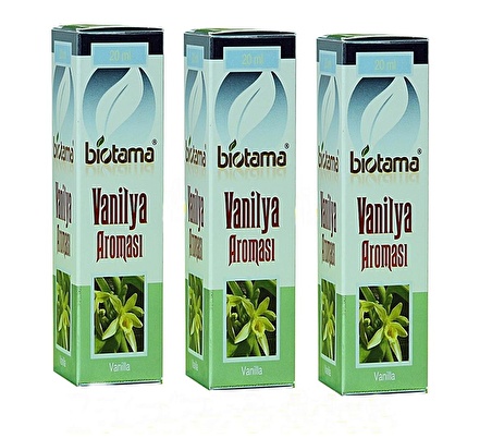 Biotama Vanilya Aroması 20 ml X 3 Adet