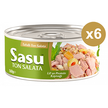 Sasu Tahıllı Ton Salata 3x160G Bütün Dilim