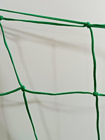 Futbol Kale Filesi 2,5 mm Kord İpi Yeşil 4,0*2,20*0,8 m