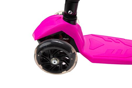 Xslide Işıklı Tekerlekli Scooter Pembe
