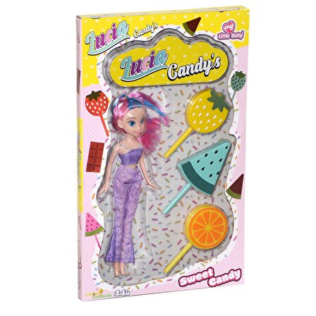 LMN138 Lucia Candy's Bebek ve Şeker Oyun Seti -Limon