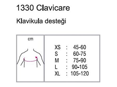 Orthocare 1330/L Clavicare (Klavikula tespit bandajı) 