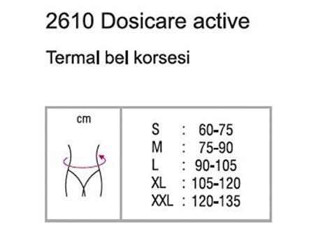 Orthocare 2610-L Dosicare Active (Termal Bel Korsesi)