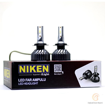 Niken Pro Serisi Flip Led Xenon Zenon H7 6500K - Slim Fan