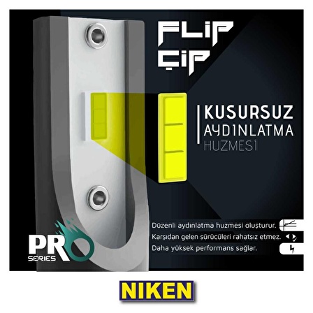 Hb4 led xenon far aydınlatma seti şimşek etkili niken pro 8000lm