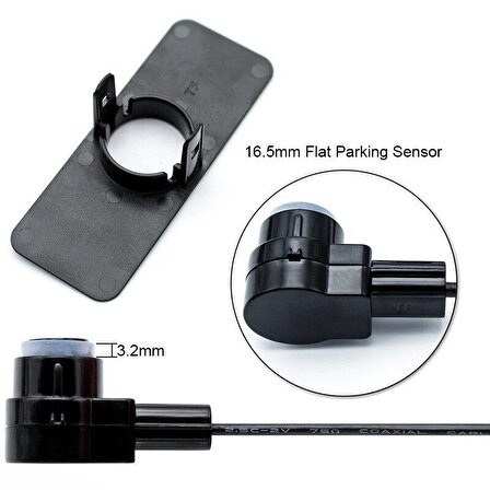 Orjinal park sensörü küçük oem lens bip bip sesli 12volt. 13mm