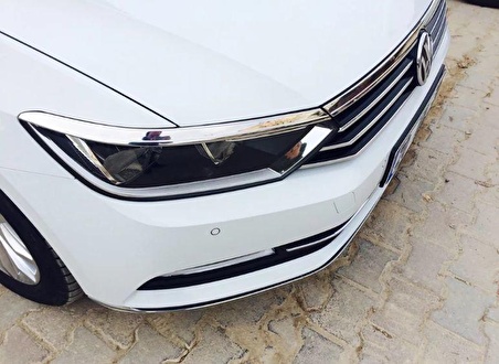 Vw passat b8 far kaşı ve panjur kromu 3 parça