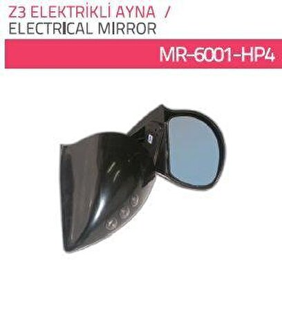 Z3 Dış Dikiz Aynası Siyah Elektrikli Sinyalli