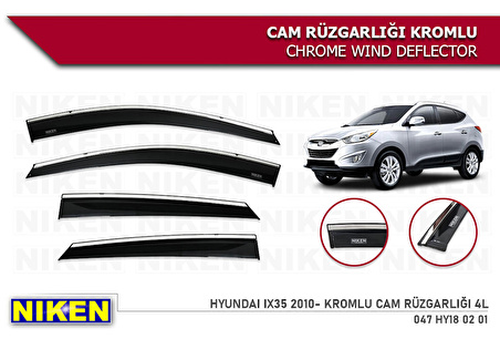 HYUNDAİ İX35 2010 2011 2012 2013 2014 2015 MODEL NİKEN KROMLU CAM RÜZGARLIĞI