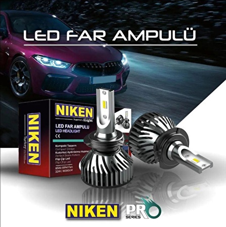 Niken Far Ampulü Led Xenon Pro Serisi H27