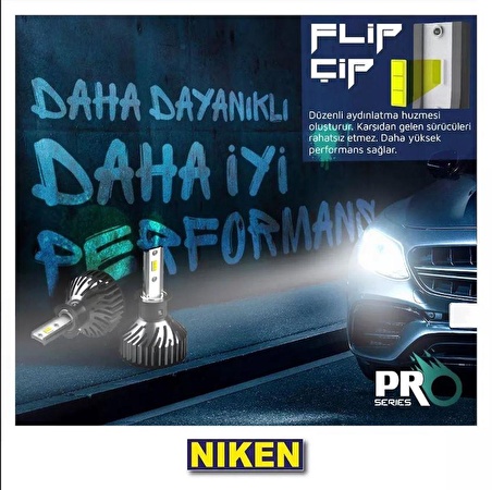 Niken Far Ampulü Led Xenon Pro Serisi H27