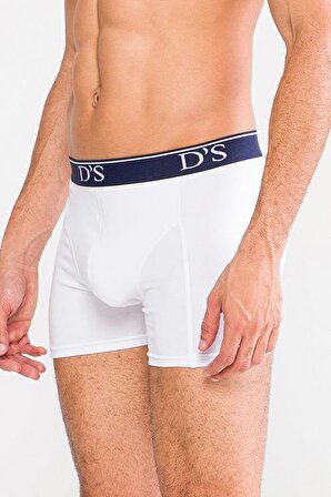 Ds Damat Beyaz Erkek Boxer DS0118