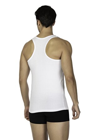 Ds Damat Beyaz Erkek İç Giyim Atlet DS0202