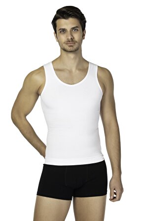 Ds Damat Beyaz Erkek İç Giyim Atlet DS0204
