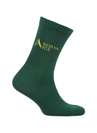 North Ice 1 Adet Yeşil Erkek Çorap North Ice Tenis Çorabı