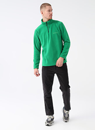 Thermoform Düz Yeşil Erkek Polar Sweatshirt HZTP19042