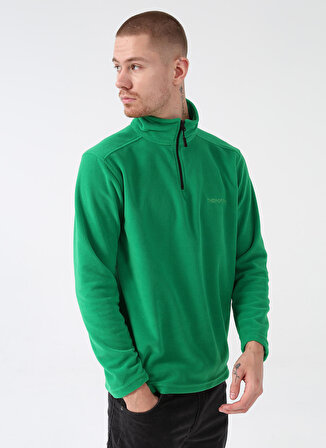 Thermoform Düz Yeşil Erkek Polar Sweatshirt HZTP19042