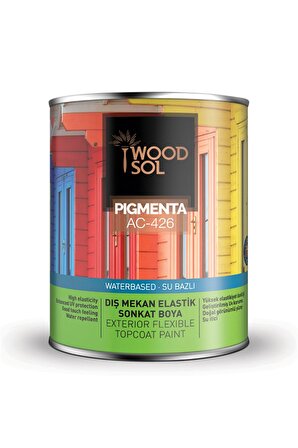 Woodsol Pigmenta Elastik Sonkat Ahşap Boyası  2.5 Lt  1000 BIANCO