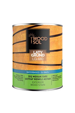 Woodsol Latygrund Dış Mekan Yarı Şeffaf Renkli Ahşap Astarı  2.5 Lt