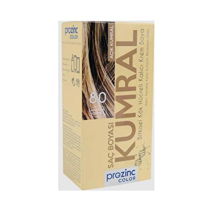 Prozinc Color 8.0 Kumral - Amonyaksız Bitkisel Kalıcı Saç Boyası